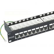 Cat.6 Shielded Right Angle RJ45 Patch Panel