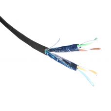 Excel Cat6A Cable U/FTP S-Foil PE External Grade Fca 500m Black