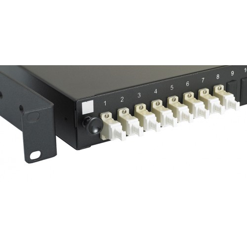 16 Port LC Duplex (32 Fibre) MM Loaded Patch Panel from £53.00