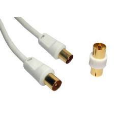 3m TV Cable with Female-Female Coupler