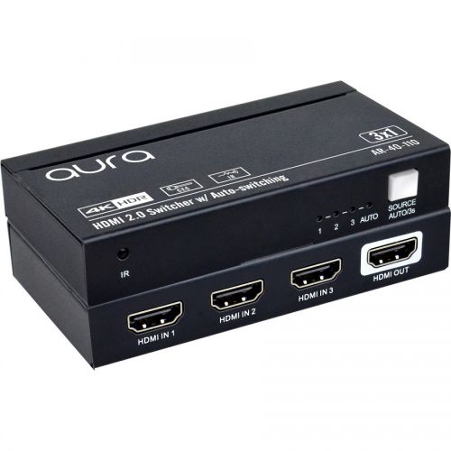 3x1 HDMI Switch with Remote | 4K 60Hz 4:4:4 HDR-10