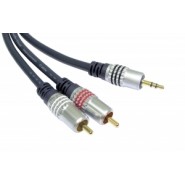 5m 3.5mm Jack to 2 x RCA
