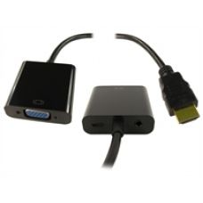 HDMI (Source) to VGA (Display) Adaptor+Audio+USB Power