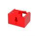RJ45 Secure Port Blockers with Key (Pack of 25) Red