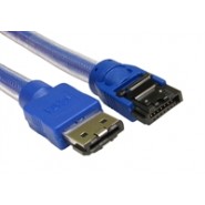E-SATA 3Gig High Speed External Cable - Blue