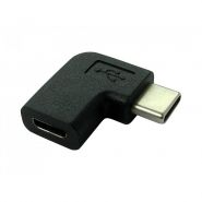 USB Type C to Micro B Angled Adapter