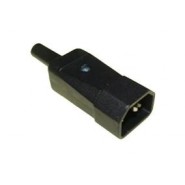IEC C14 Re-Wireable Male Connector