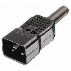 IEC C20 Re-Wireable Male Connector