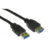USB 3.0 A Male to A Female Extension Lead