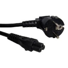 2m Euro Mains to C5 (Clover Leaf) Power Lead