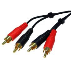 2 x RCA/ Phono to RCA/Phono Cables