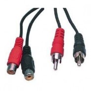 2 x Phono Extension Cables (Left & Right)