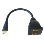 HDMI Adaptor Male to 2xFemales